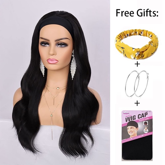 Tereshar Body Wave Headband Wig for Black Women. 22” - Picture 2 of 5